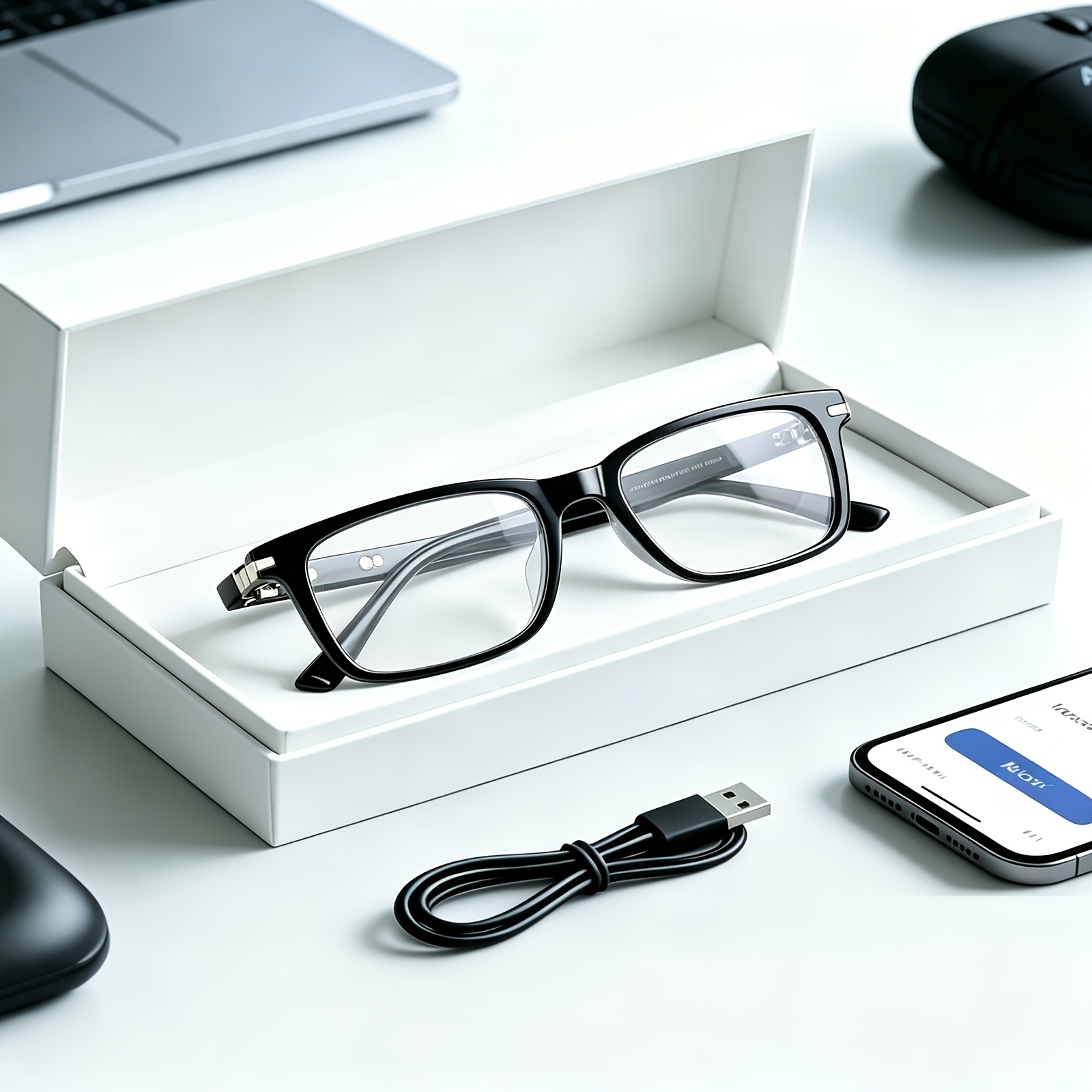 TEMU Universal Ai Smart Glasses For Men And Women, Featuring Multi-language Translation And Color-changing Lenses, As Well As A Conference Assistant.