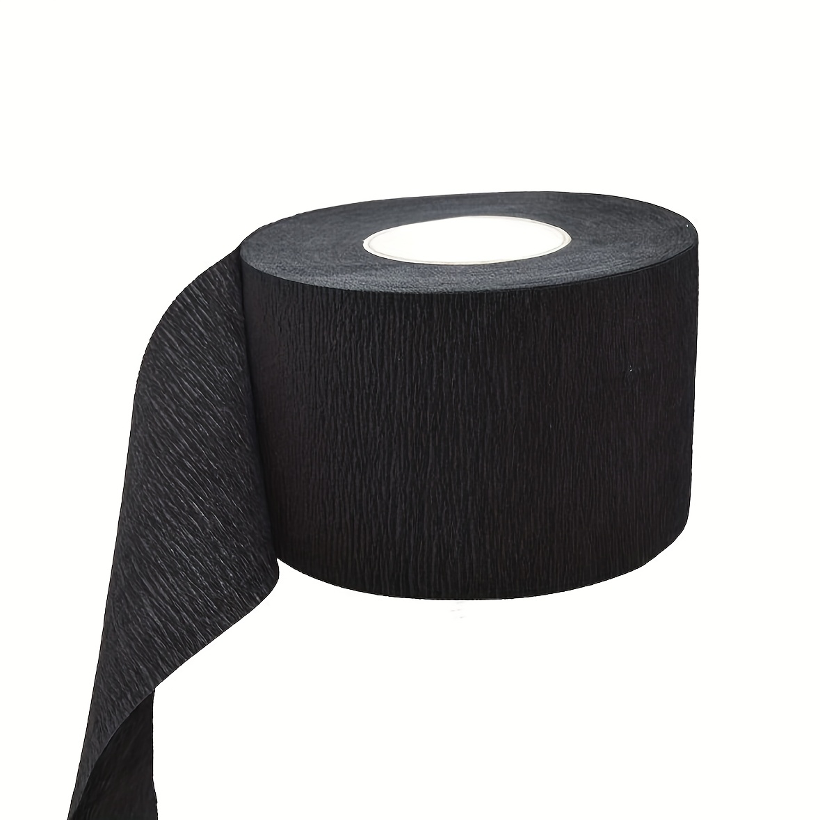 TEMU 70 Sheets/roll, Black Disposable Neck Tissues, Neckbands, Neck Covers. Suitable For Neck Care, Spas, Salons, And Home Use