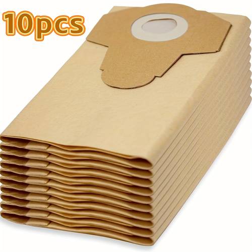 10pcs 20l dust bag compatible with bt vc 1250s 1250 wet dry vacuum cleaner paper filter dust bag replacement accessories for dust collectors