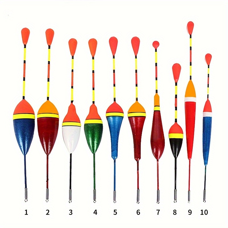 10pcs Shore Fishing Float, Fir Long-range Casting Float For Sea Fishing, Vertical Float