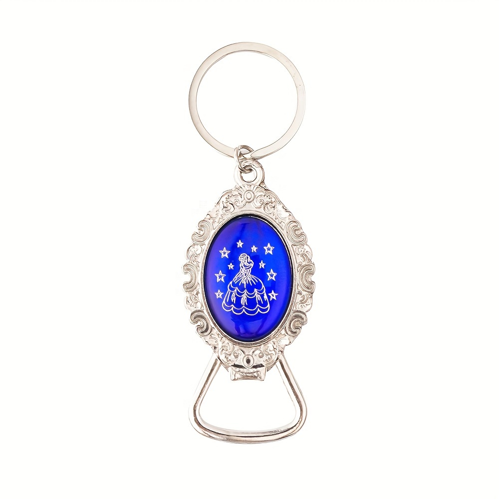 

Quinceañera Royalblue Bottle Opener Keychain Recuerdos De Sweet 15 Birthday Party Favor