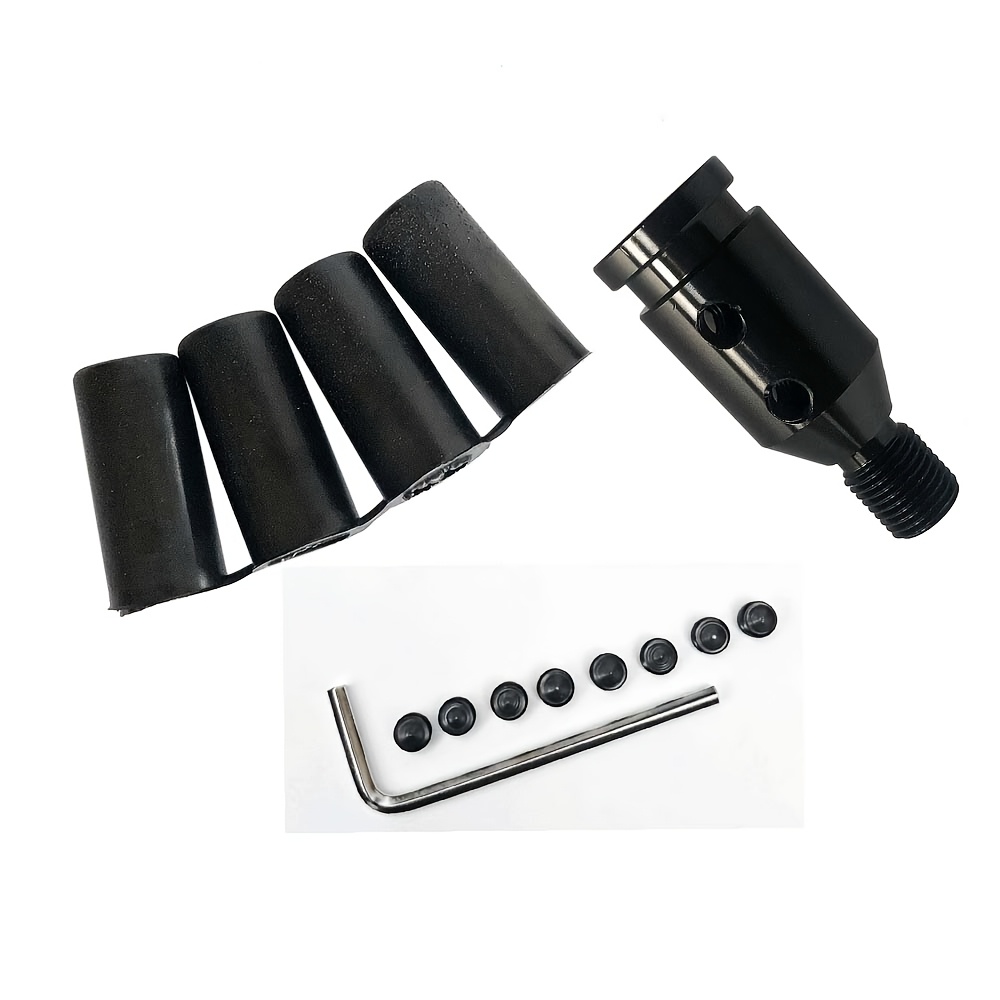 TEMU Universal Transmission Shift Lever Adapter, Suitable For The M12x1.25/m10x1.5 Threaded Gearbox Head Converter For Car Modification, Compatible