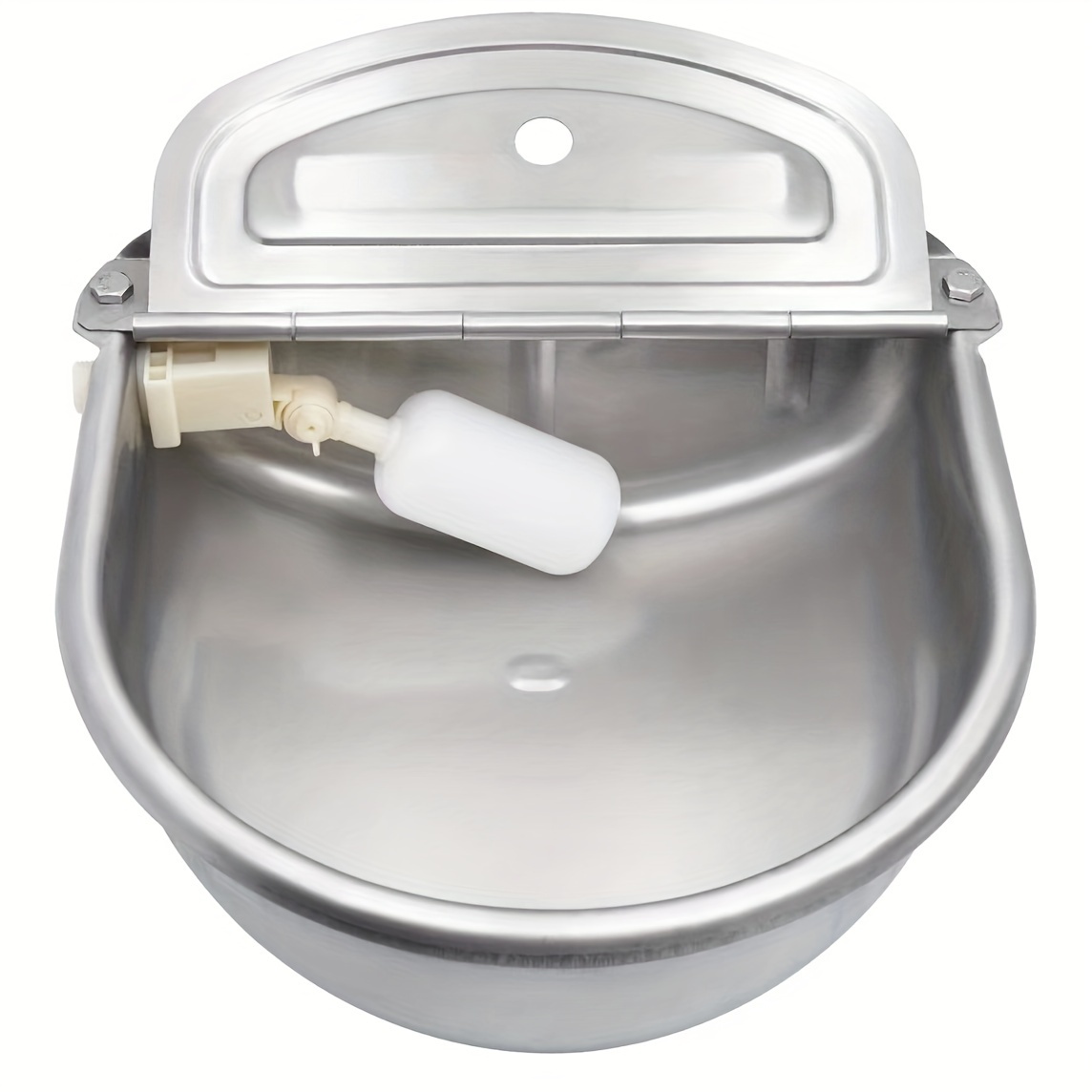 

Stainless Steel Pet Water Floating - 2.5l Drinking Bowl For Horses, &