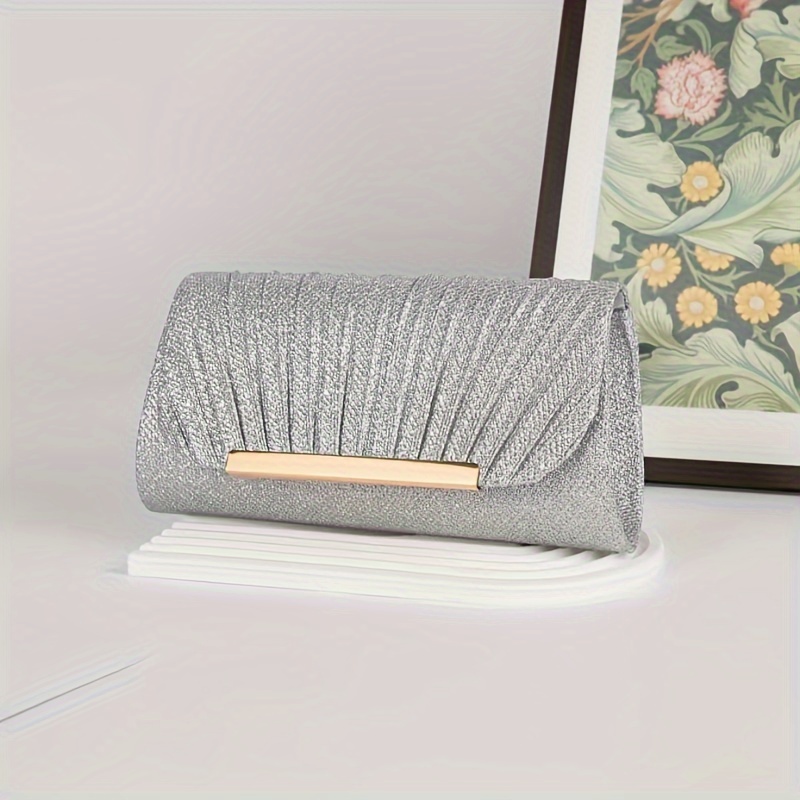 Elegant Sequin Evening Clutch Chain Wallet Phone Cosmetics