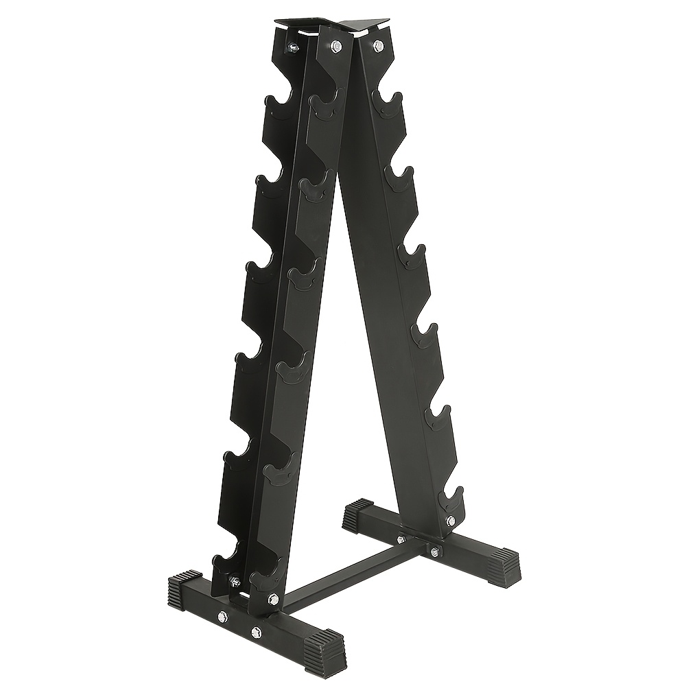 Image of Dumbbell Tree, 54*41*106cm Storage Rack For Weights And Dumbbells, Stores 6 Pairs Of Dumbbells, Dumbbell Support Rack For Fitness, Load Capacity Up To 200 Kg