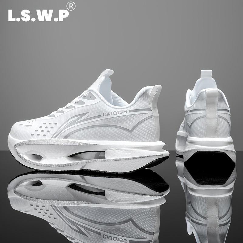 TEMU Women's Low- Running Shoes - Lightweight Breathable Training Sneakers, Elastic With Lace Closure, Casual Athletic Shoes | Fashionable Low-cut