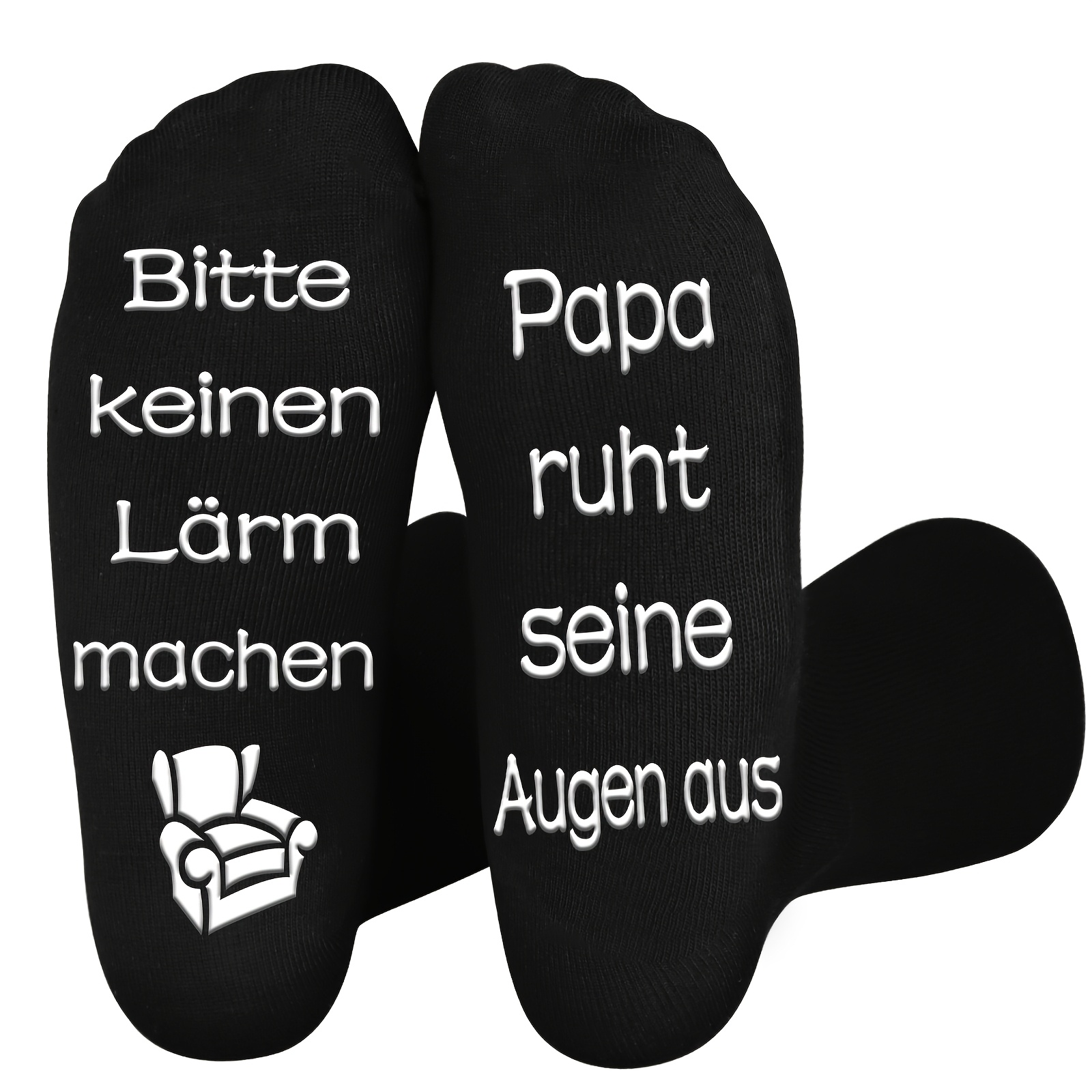 TEMU 1 Pair Of " Disturb, Dad Is Resting" Unique Christmas Gift For Dad Birthday Gift For Dad Father's Day Gift For Dad Creative Best Dad Novelty Fun