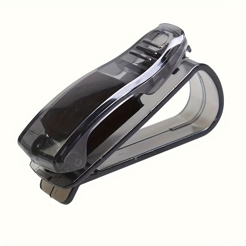 1pc Multifunctional Car Sun Visor Glasses Holder - ABS Material with Bill and ID Card Slots, Essential Car Interior Accessories