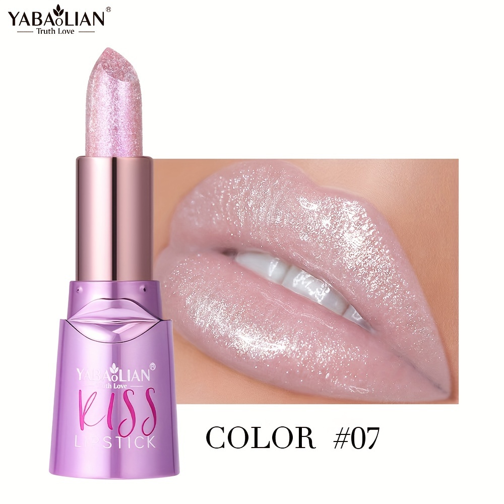 Image of 6-color Shiny Shimmer Lipstick, Long-lasting Waterproof High-pigmented Color Rendering Shiny End Cosmetics For Holidays And Parties (y0147c)