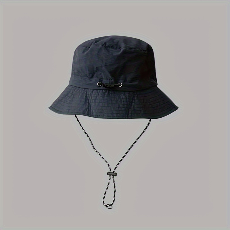 high quality uv blocking foldable fisherman hat quick dry breathable unisex outdoor sun hat with adjustable drawstring carry pouch 5 colors for hiking camping beach fishing hat beach accessories lightweight design durable construction   and campers details 7