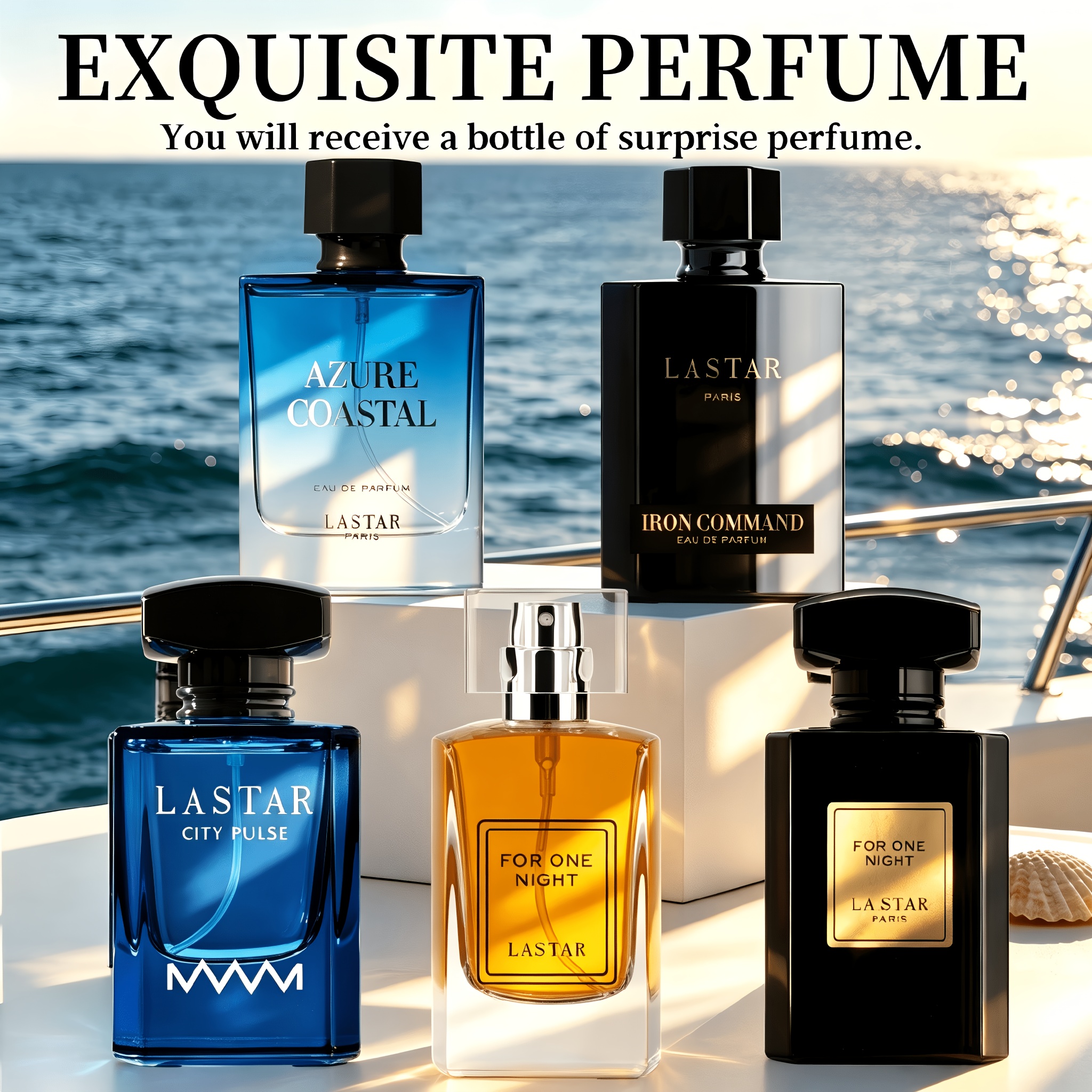 TEMU [ Perfume] Surprise Men's Pheromone Perfume Cologne Gift Box - Choose 1 Bottle From Various Styles. Wooden Aquatic Flavor, Long-lasting Scent.
