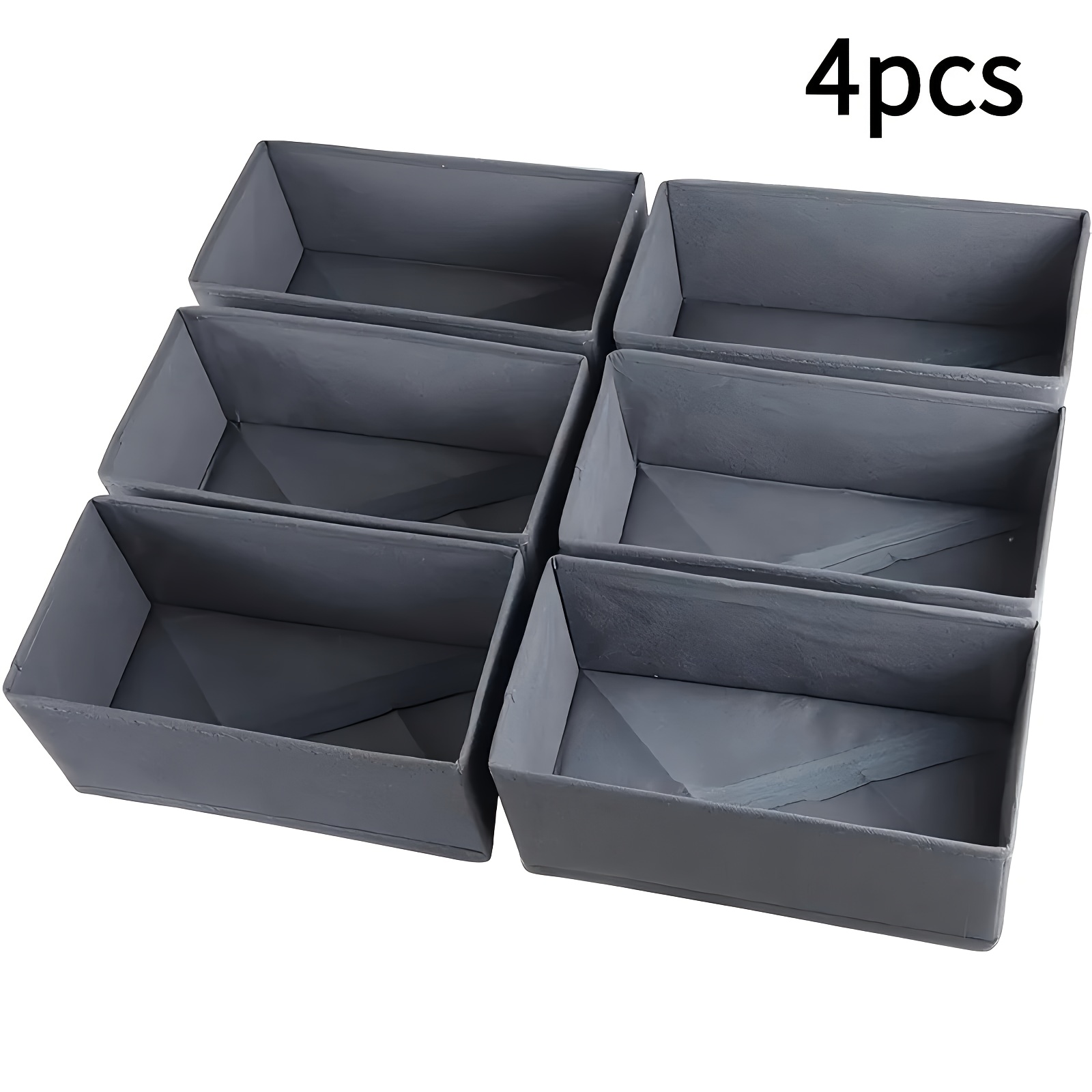 TEMU Organisateur de Vêtements Pliable de Place - Séparateur de Tiroir en Tissu