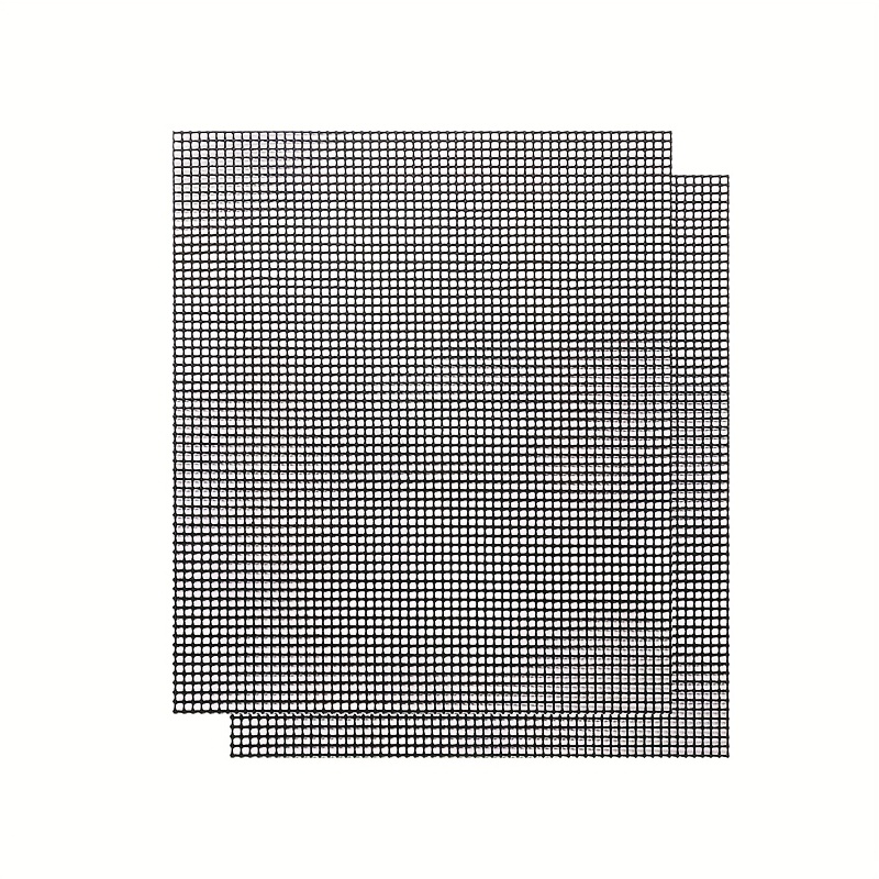 Image of 2pcs Grill Mesh Mats, Reusable Bbq Grills For Outdoor Cooking, Compatible With Gas Charcoal Electric Grills For Meat, Fish, Steak, Vegetable Grilling, Bbq Additions & Outdoor Cooking