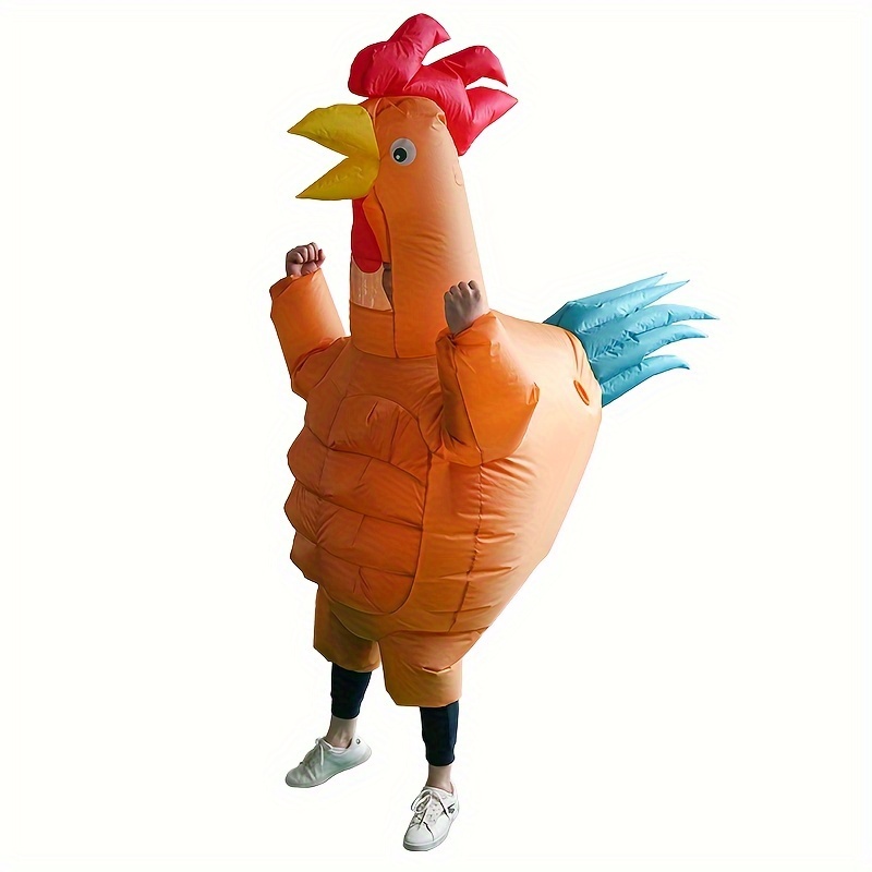 

Adorable Pineapple Chicken Inflatable Costume - Perfect For & Christmas Parties, Fun Performance Outfit