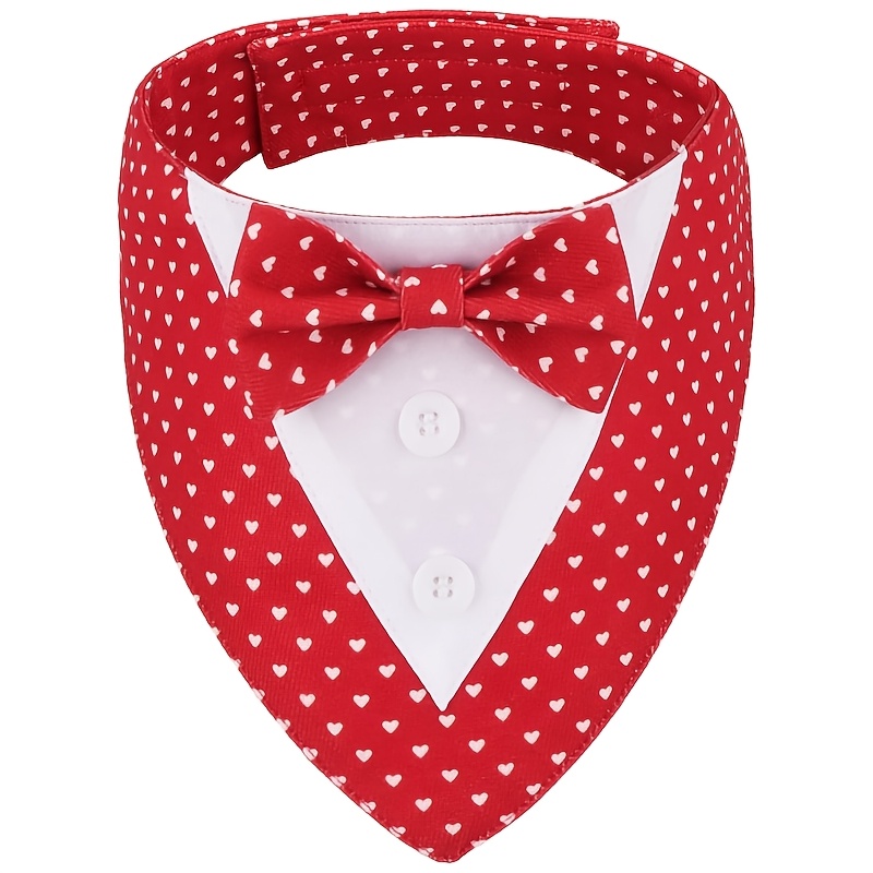 Plaid Bow Tie Pet Collar for Festivals and Special Occasions