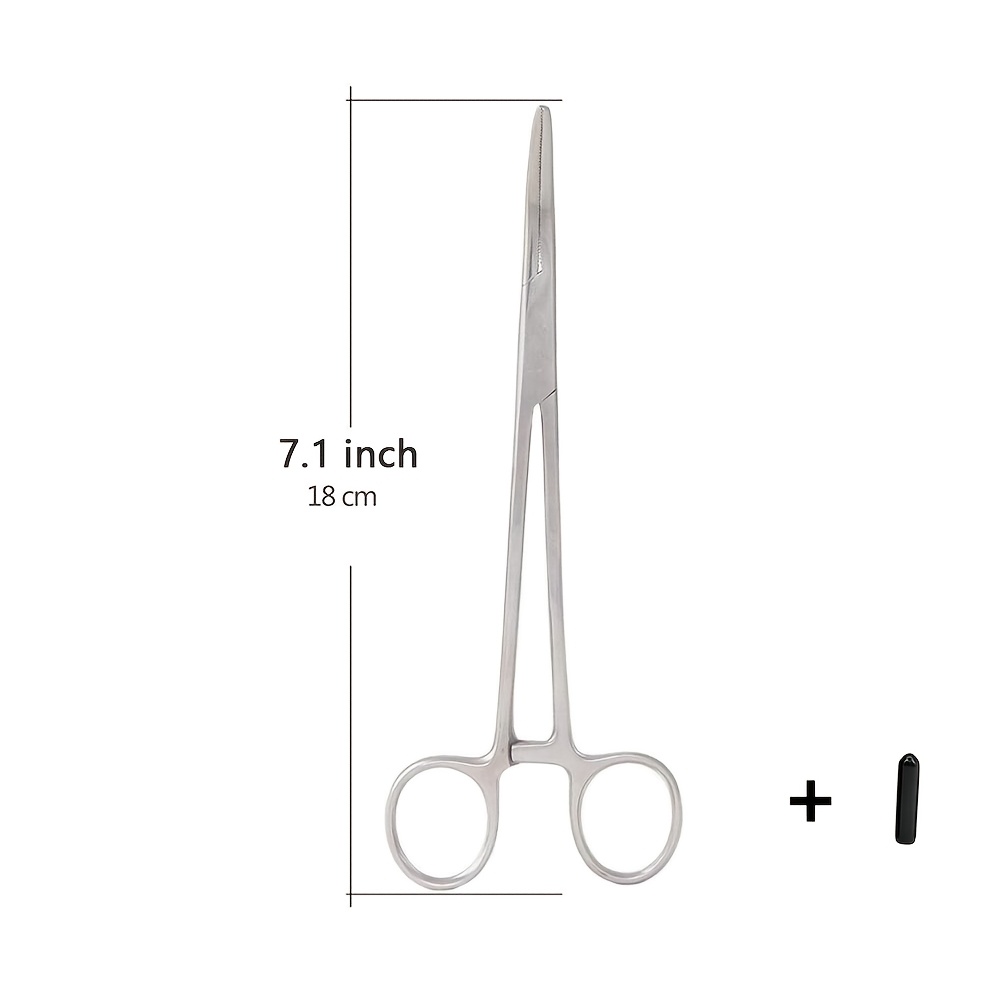 E-shop 18 cm Edelstahl Angelzange, geeignet für die Fischkontrolle im Freien, Schnurzuschneiden und einfache Hakenentfernung, ohne Batterie