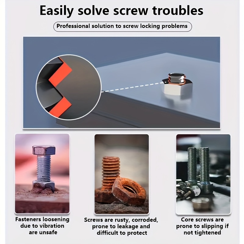 Loolif 271 Threadlocker Adhesive High Strength Anti Temu