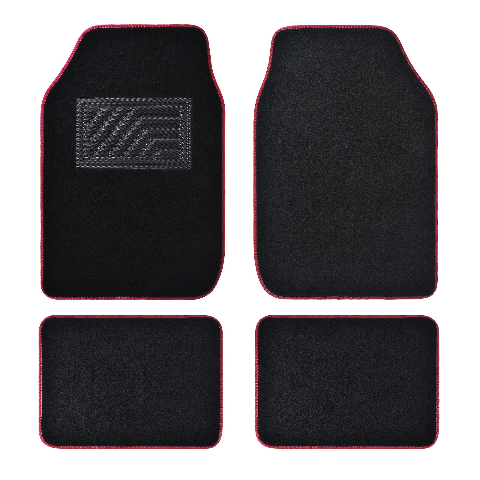 4pcs Floor Mats, Full Set Floor Mats, Interior Floor Mats For Black