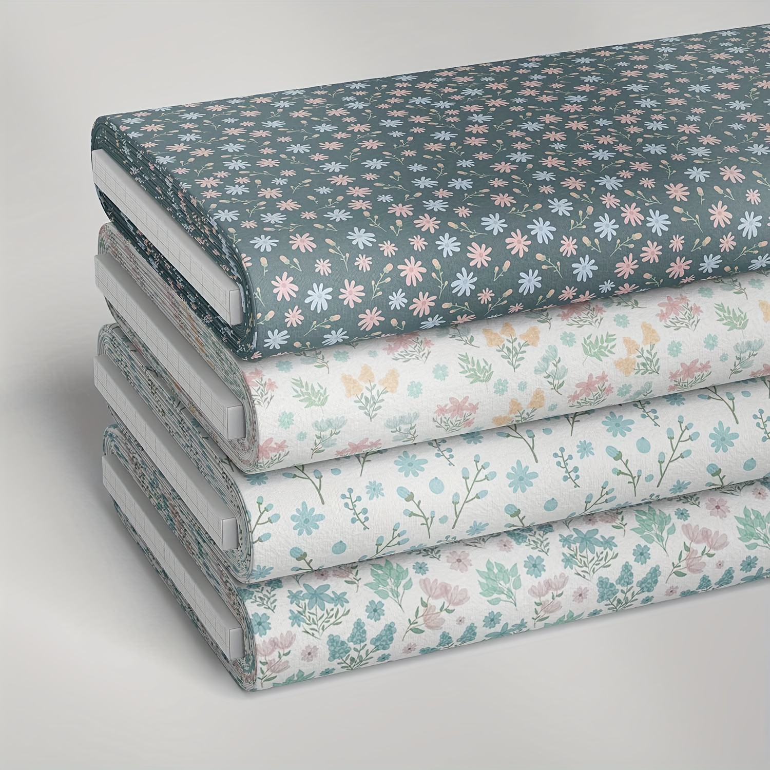 TEMU 4pcs Of Seasonal Small Style Fertilizer Bags, 17.7*19.7 Inch Polyester Squares, Suitable For , Craft Projects, Wallet Making