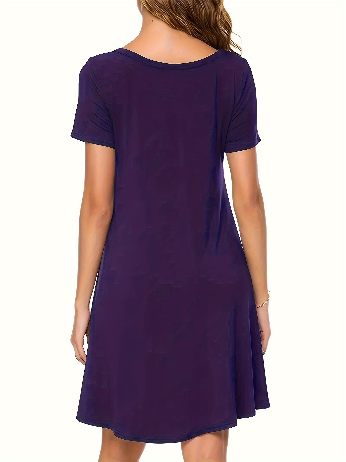 ropa verano mujer camiseta casual manga corta falda sencilla