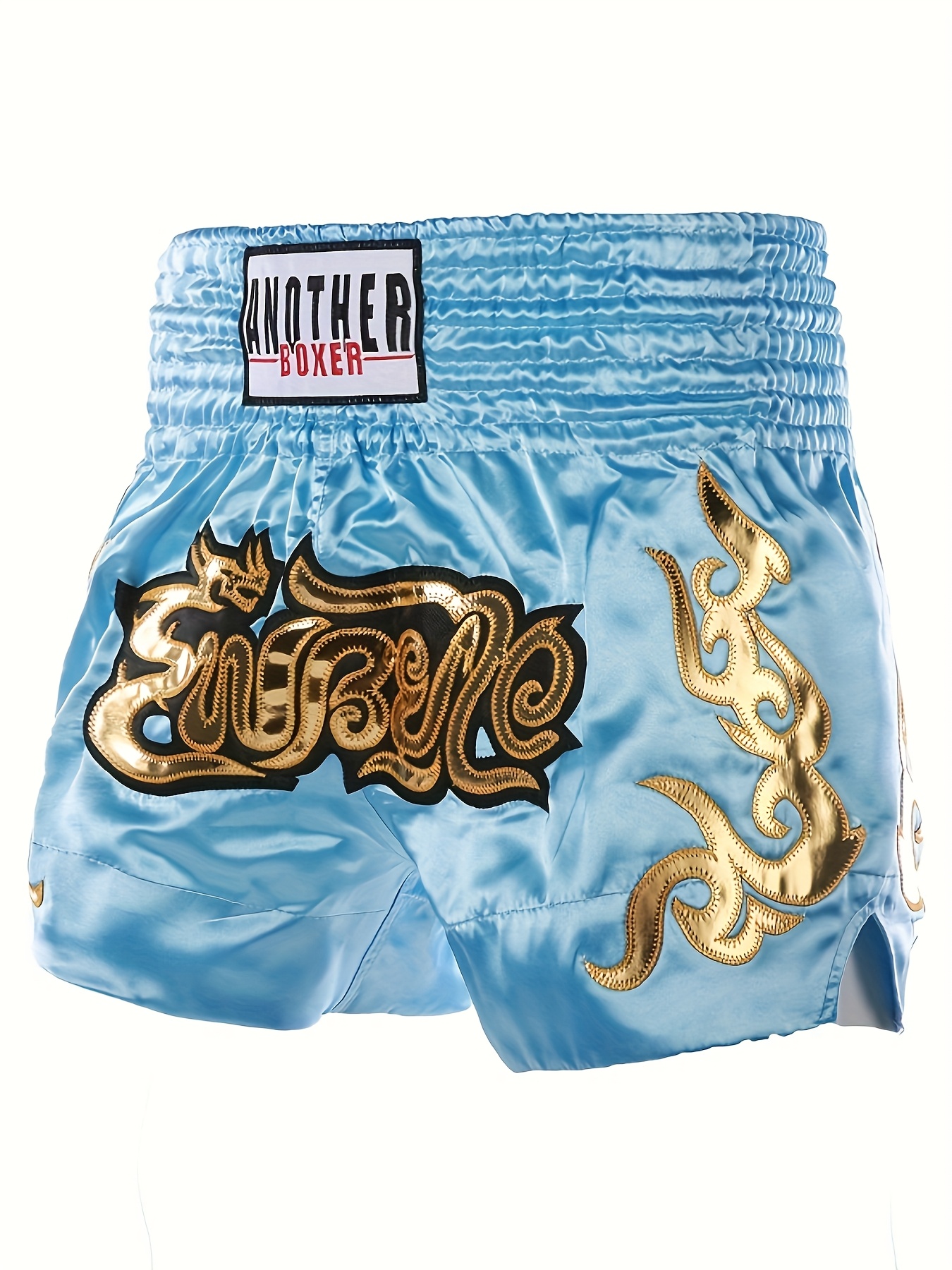mens and womens youth muay thai shorts free boxing shorts   combat embroidered pants mma shorts