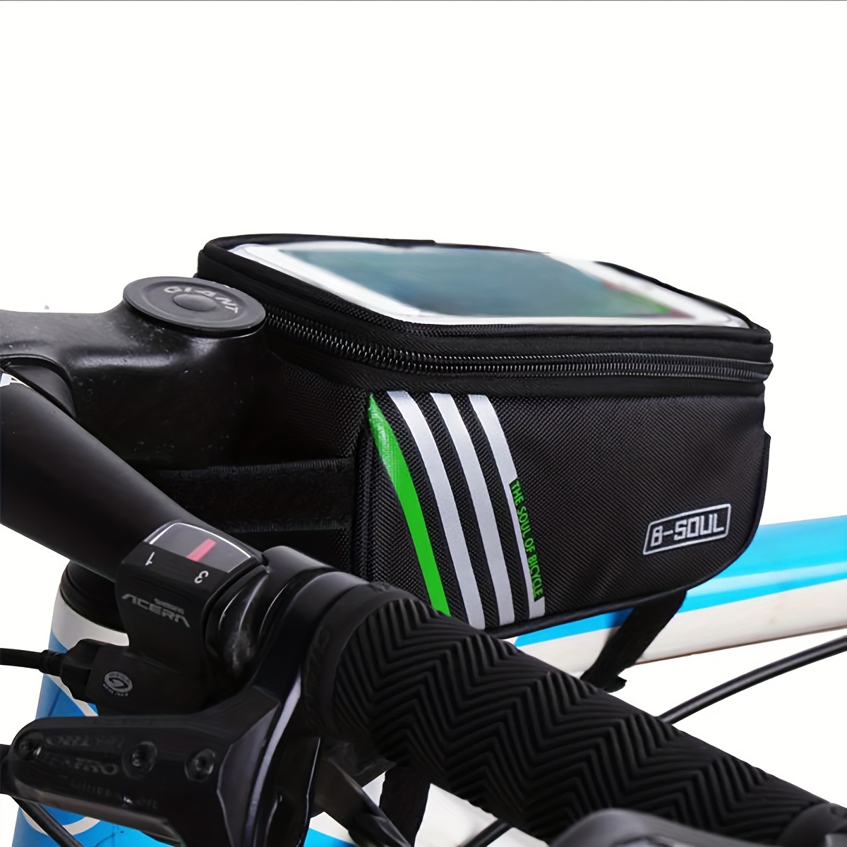 

Mountain Bike Road Bike Frame Bag, Mobile Phone Touch Screen Bag