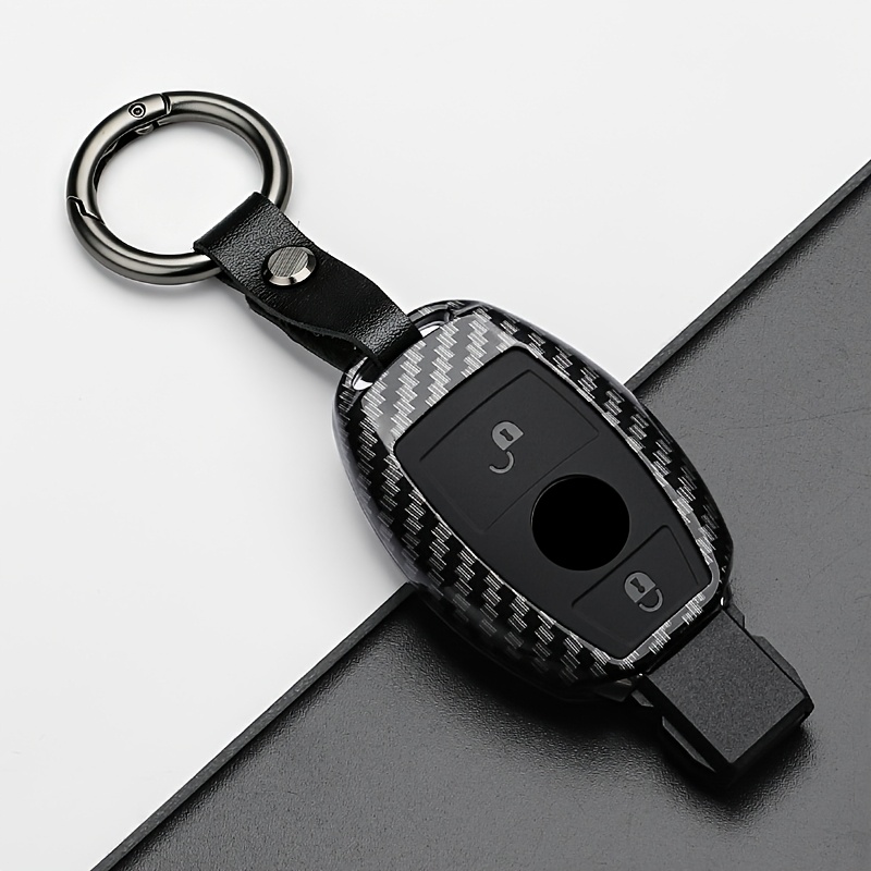 Image of An Abs Car Key Cover Suitable For A, B, C, , , , , Glc, Cls, , Models W204, W205, W212, W463, W176 Key Case And Key Shell