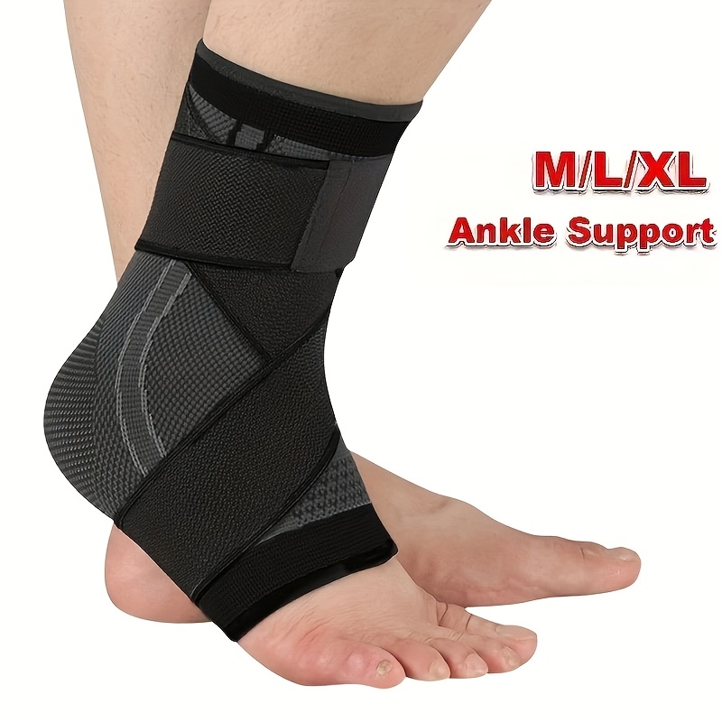 1pc adjustable ankle support brace m l xl sizes compression wrap with secure straps for   heel breathable spandex material machine washable ideal for   stability adjustable ankle brace breathable brace spandex ankle sleeve details 1