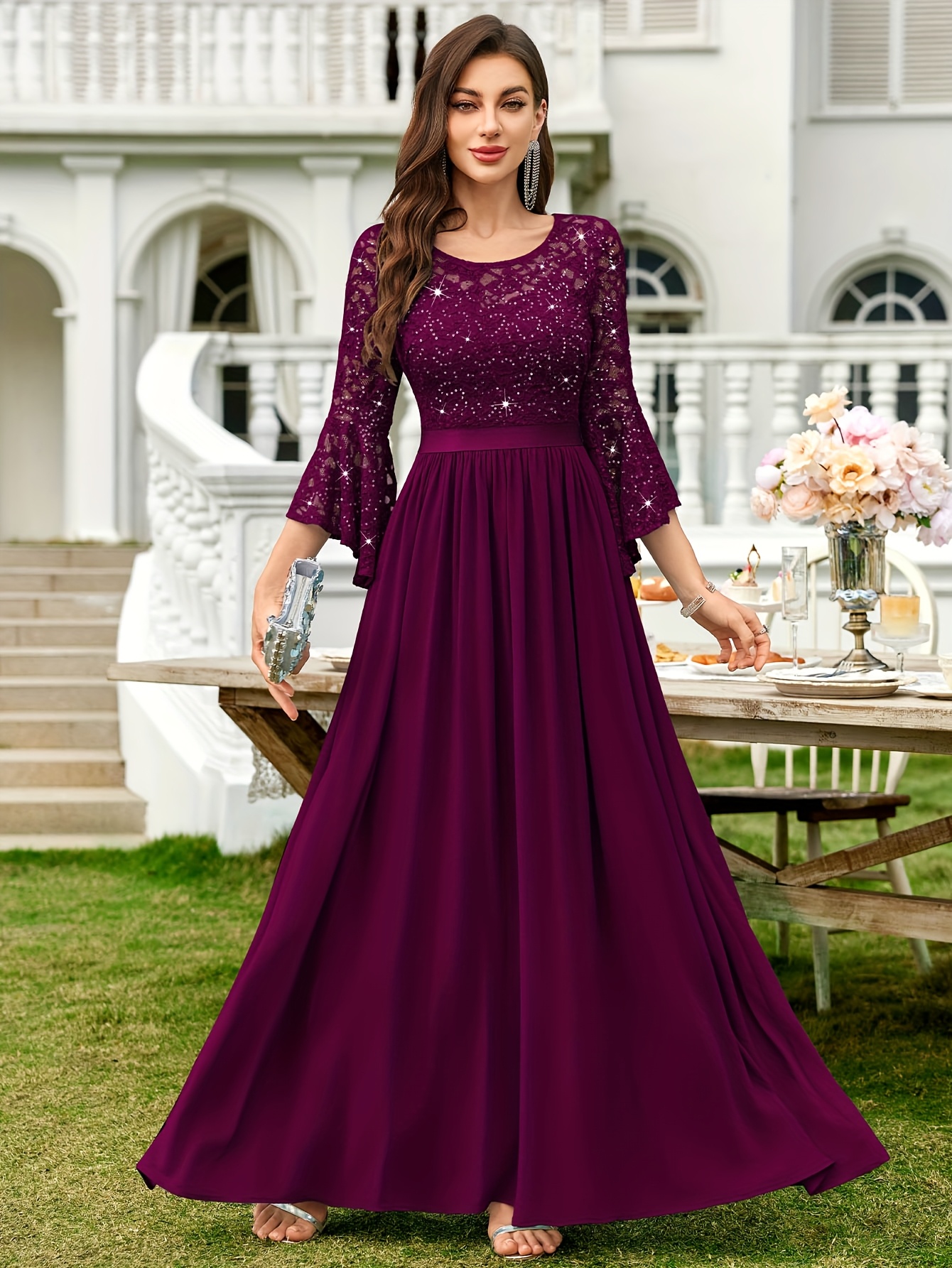 Dress Vestidos Tipo Campana Vestido Forma Campana Azul ⋆ EsCuqui