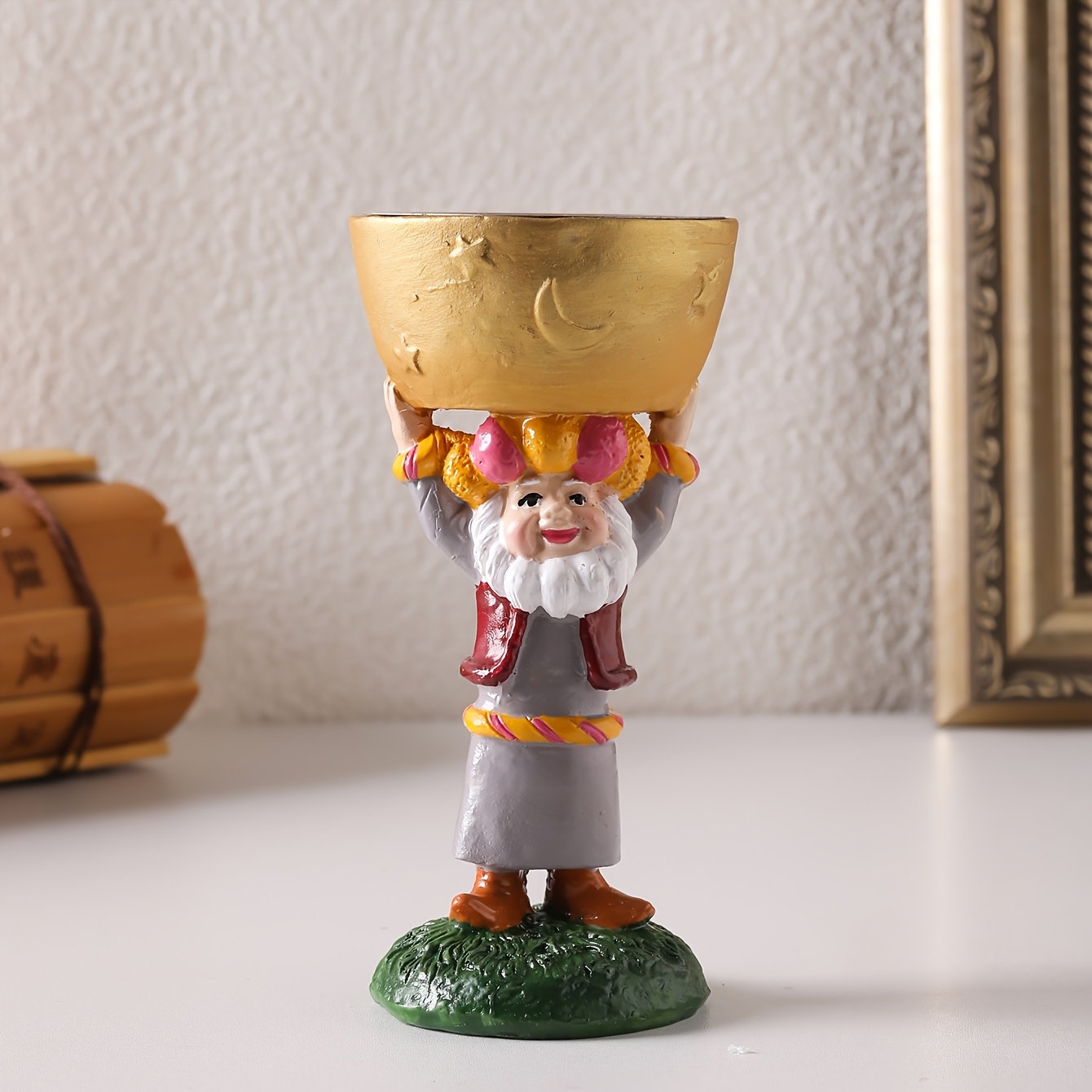 1pc resin creative middle eastern character statue incense holder   burner for home decor living room bedroom study office ramadan festival gift best holiday gift Product details 0