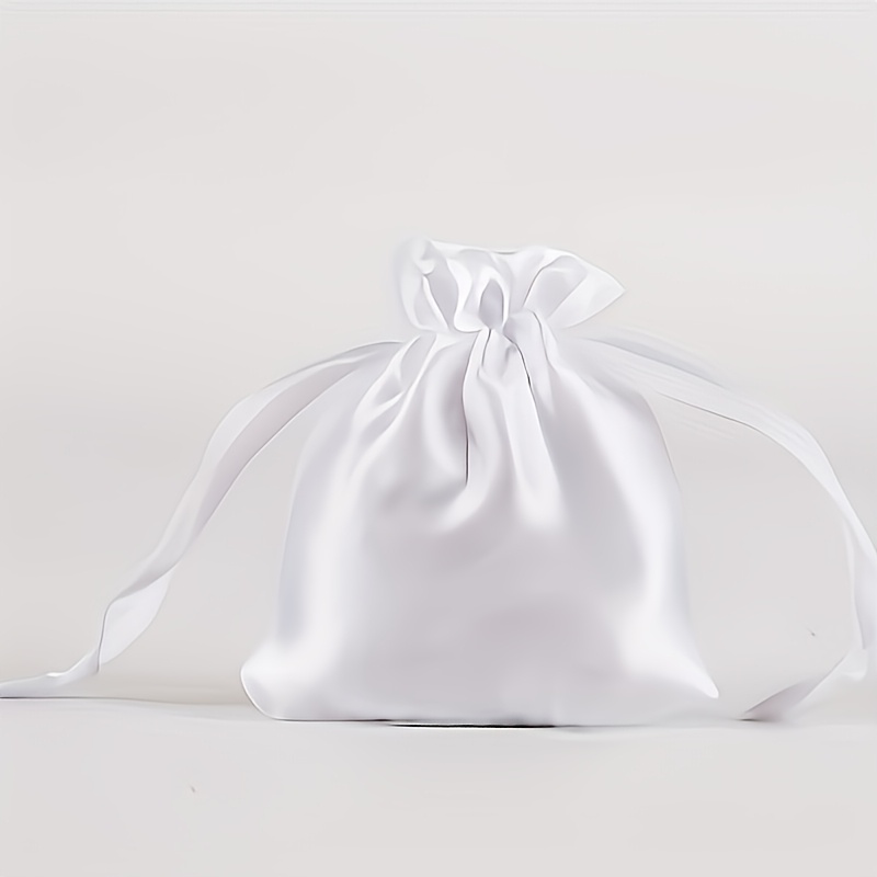 TEMU Gift For Her/him 30pcs Of Assorted Sizes Satin Drawstring Bags - Multi-colored Satin Bags For Jewelry And Hair Additions | Smooth, Dust-proof