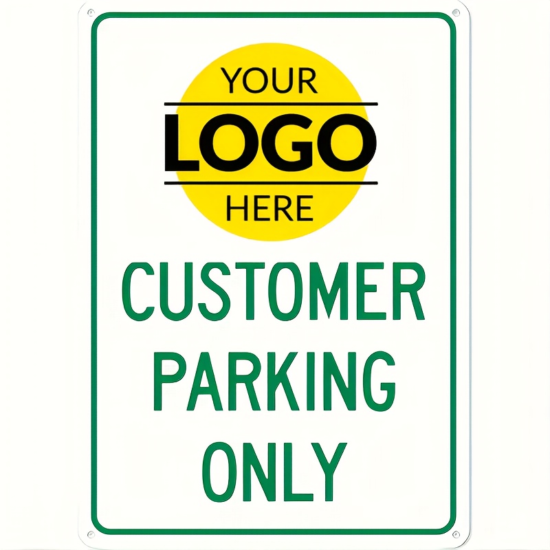 TEMU 2d Flat, 1pc Custom Parking Sign Suitable For Companies, Schools & Private Areas - Personalized /plaque, 12x8 Wall-mounted Decoration, Durable