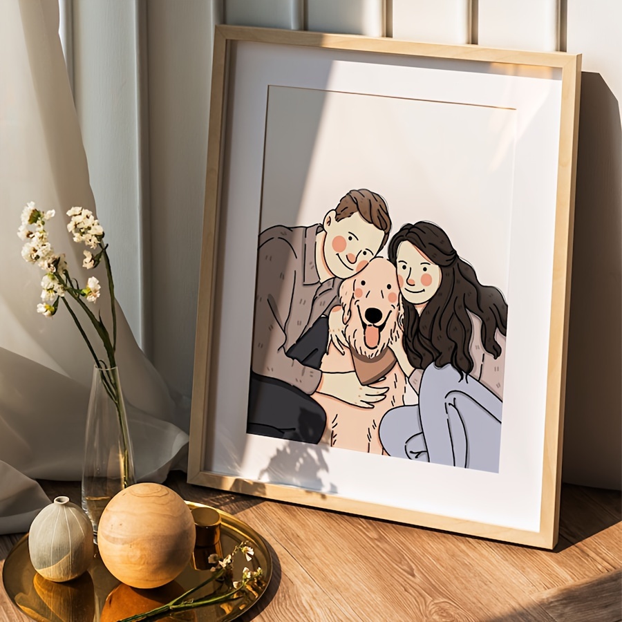 

Personalized Couple's - , , For 's Day & , A4 Size