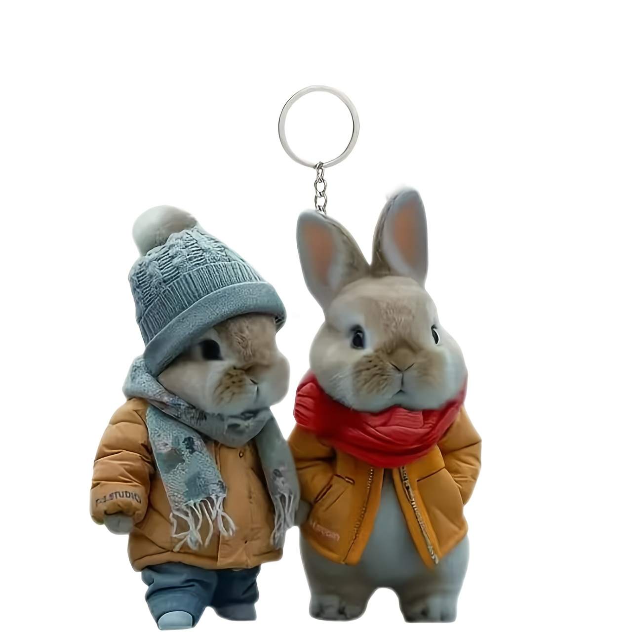 

2d Acrylic Autumn And Winter Keychain, Animal Theme Keychain, School Bag Key Pendant Accessory, Creative Gift Suitable For Boyfriend And Girlfriend, Suitable For Daily Use