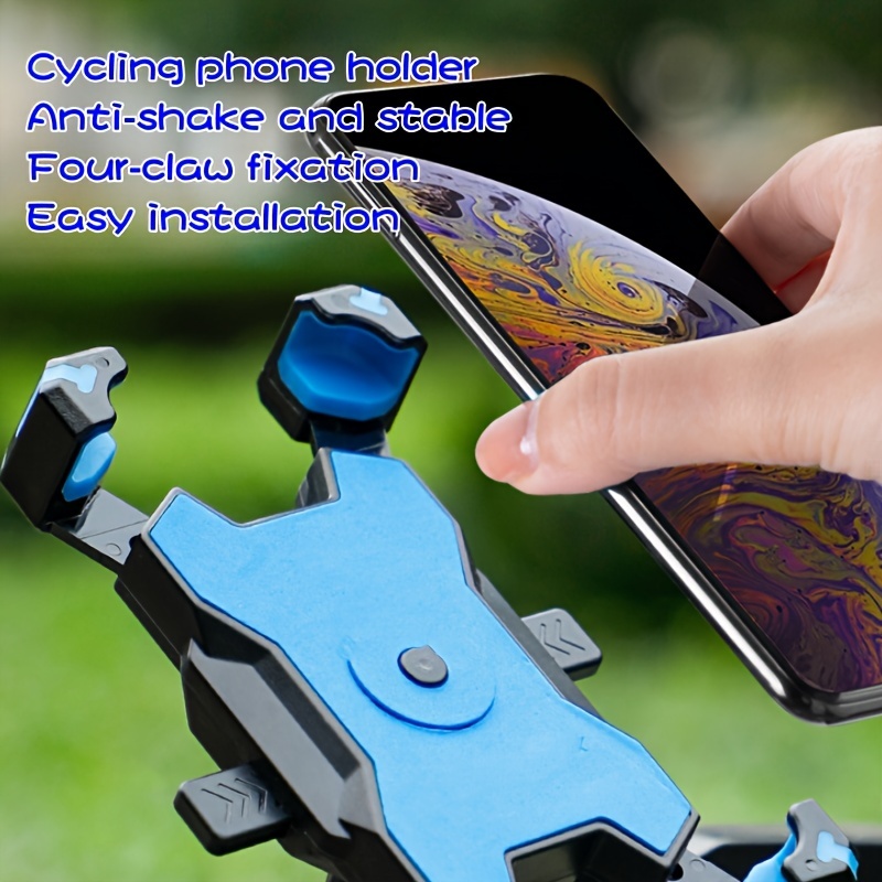 

A Bicycle Phone Holder, Motorcycle/bicycle Phone Holder, Supports All 4.8-7.08 Inch Mobile Phone Models, 360° Rotating Phone Holder, Stable And Anti-shake, Easy To Install When Traveling