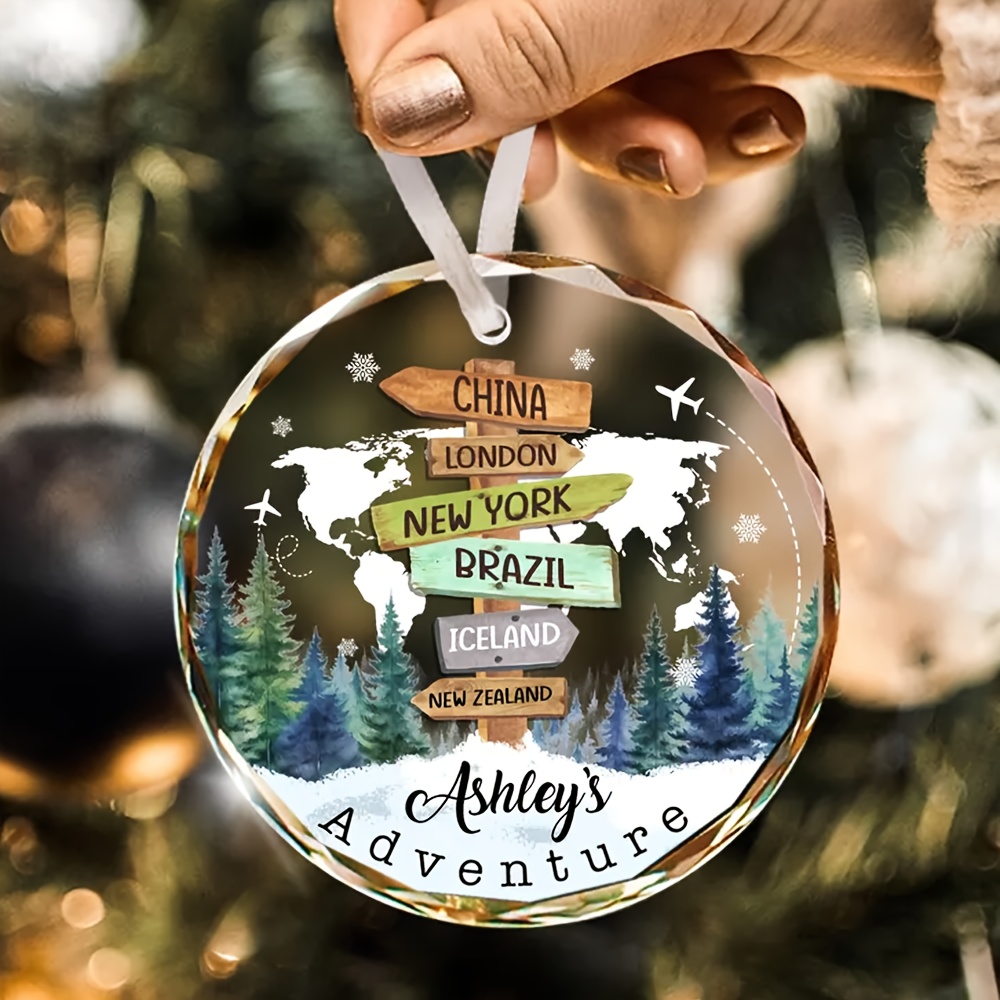 TEMU Adventure Ornaments, Charms, Christmas Decorations For 2025, Travel Gifts, Travel-themed Ornaments, Travel Decorations, Travel