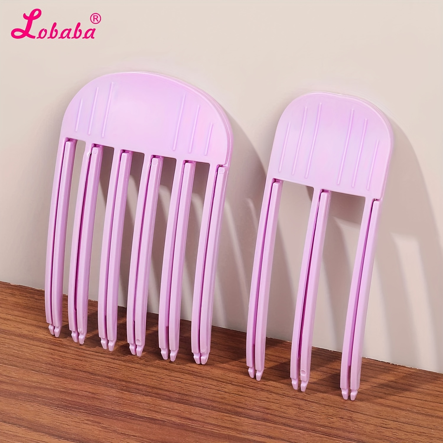 

Lobaba 2pcs Set Wind Comb Pad Hair Clip High Top Fluffy Clip Bangs Fluffy Tool Lazy Clip, Lobaba