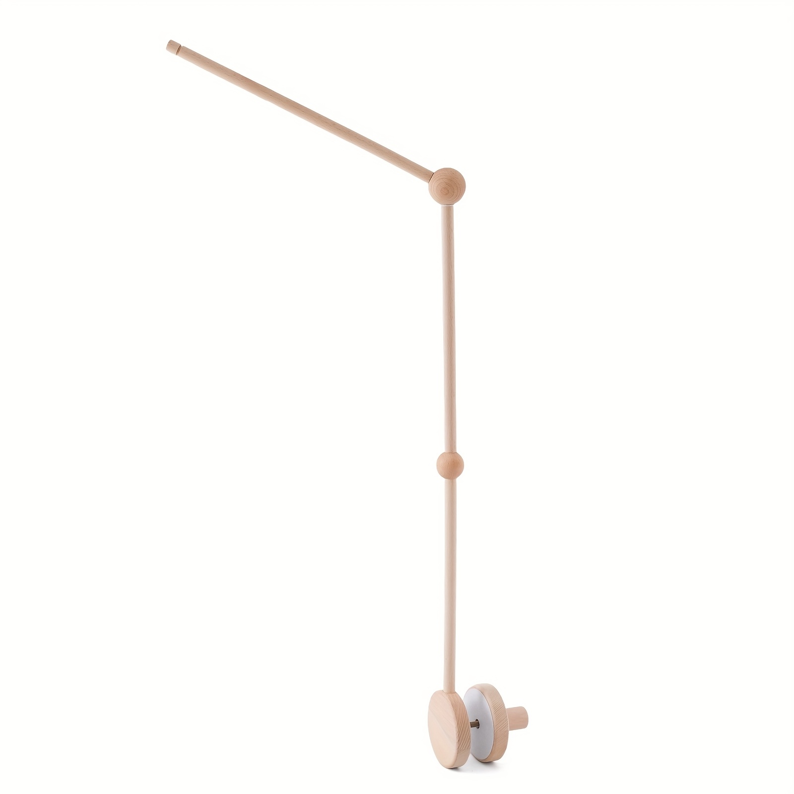 Wooden Minimalist Rotating Crib Mobile , Net Hanger, Canopy Support Frame, Nursery Accessories, Christmas Halloween Birthday Gift, Infant Stroller And Crib Hanging Accessories