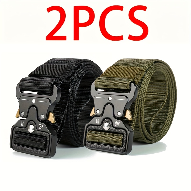 2pcs Quick Release Outdoor Training Belts for Men