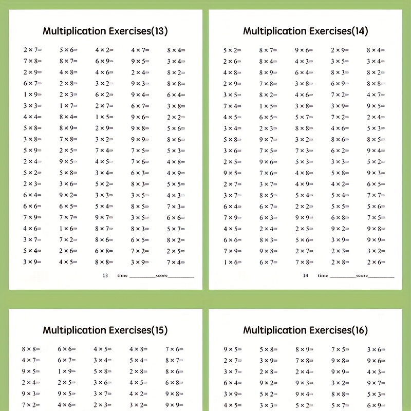48-Page Multiplication And Division Arithmetic Practice Book, Enhancing Calculation Skills, Hand-Written Math Book, Educational Tool, School Supplies And Christmas Gift, Classroom Activities, Home Textbook, Interactive Learning, Clear Printing 48-Page Multiplication And Division Arithmetic Practice Book, Enhancing Calculation Skills, Hand-Written Math Book, Educational Tool, School Supplies And Christmas Gift, Classroom Activities, Home Textbook, Interactive Learning, Clear Printing