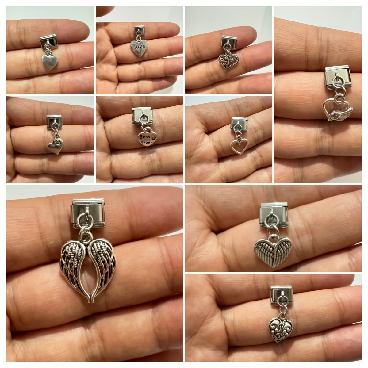 Charm Love Symbol Bracelet Fit for 9mm Bracelet