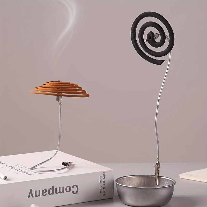 a set of 5pcs including a double ended mosquito coil holder a metal business card holder a multi functional alligator clip an stick holder and a   stand Product details 3