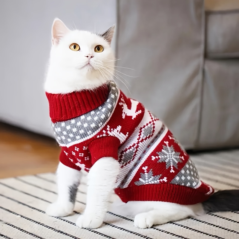 

-knit Pet Sweater For To And , Pullover - , - Knitted For , ,