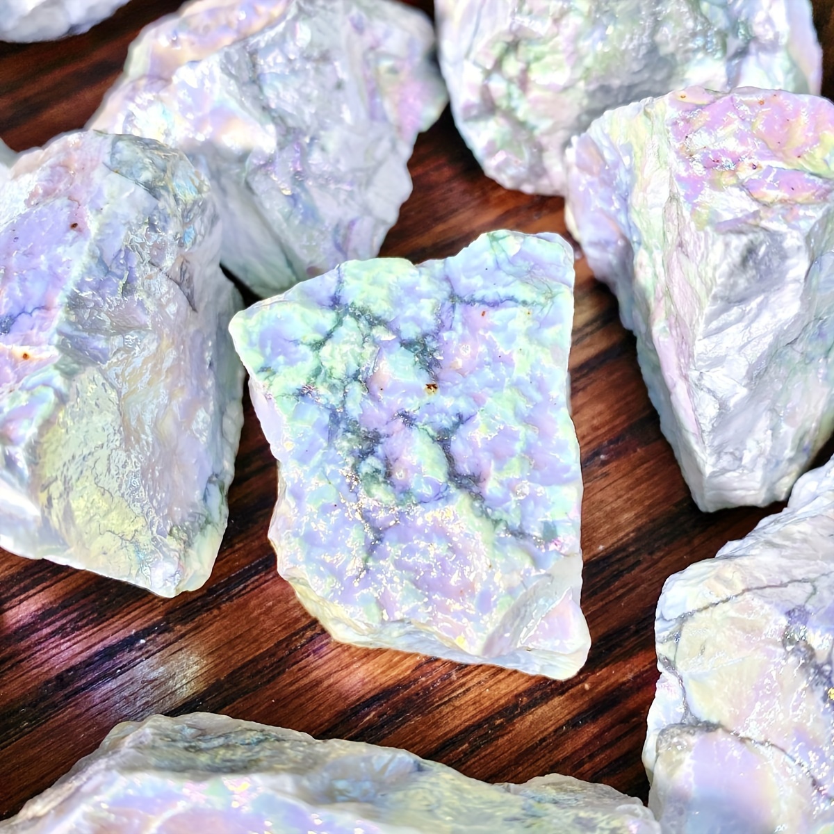 

Unique Aura Howlite - Stone For Jewelry Making & , For Birthdays & Halloween