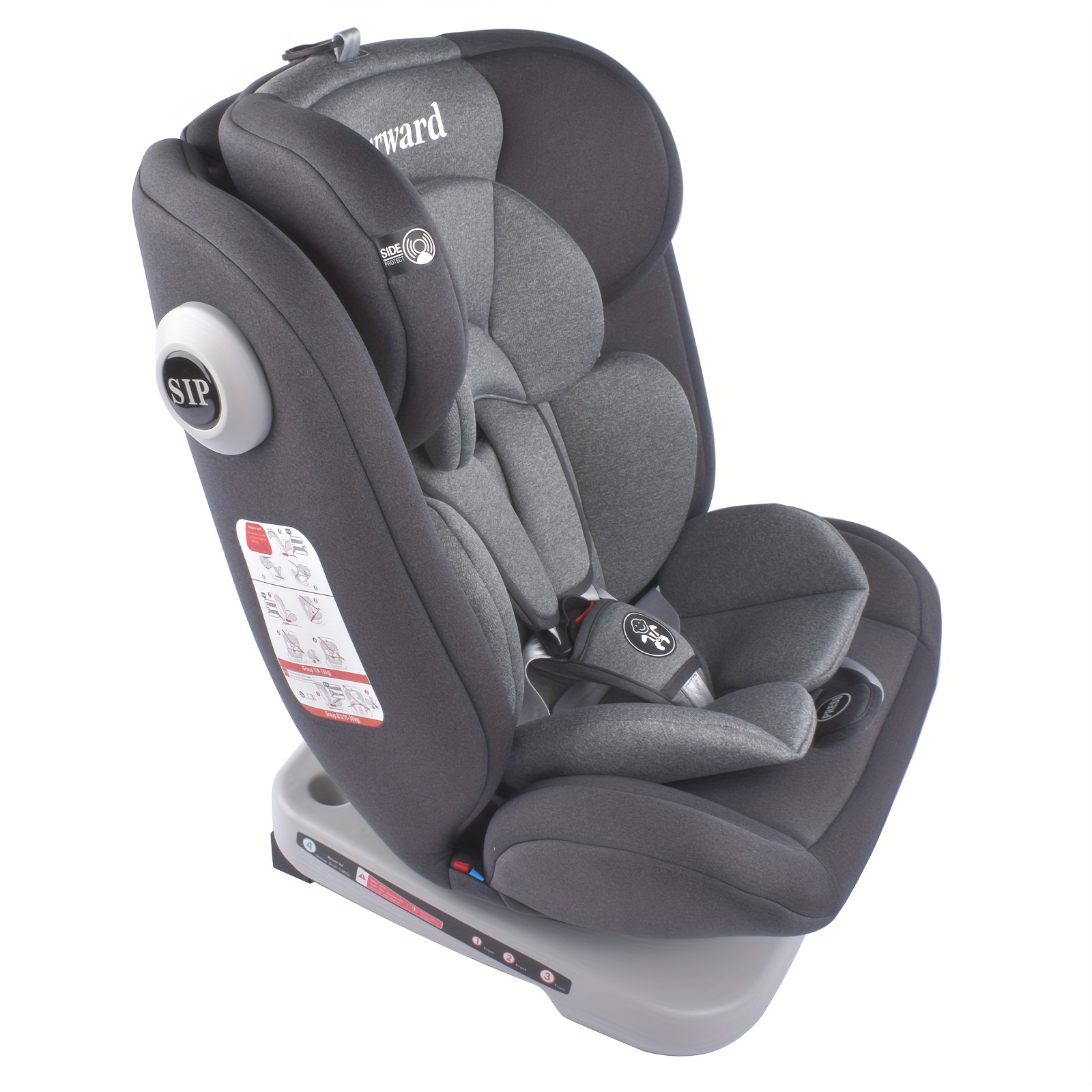   baby car seat child seat 360 rotatable   36 kg 0 12 year 5 point safety belt black Product details 5