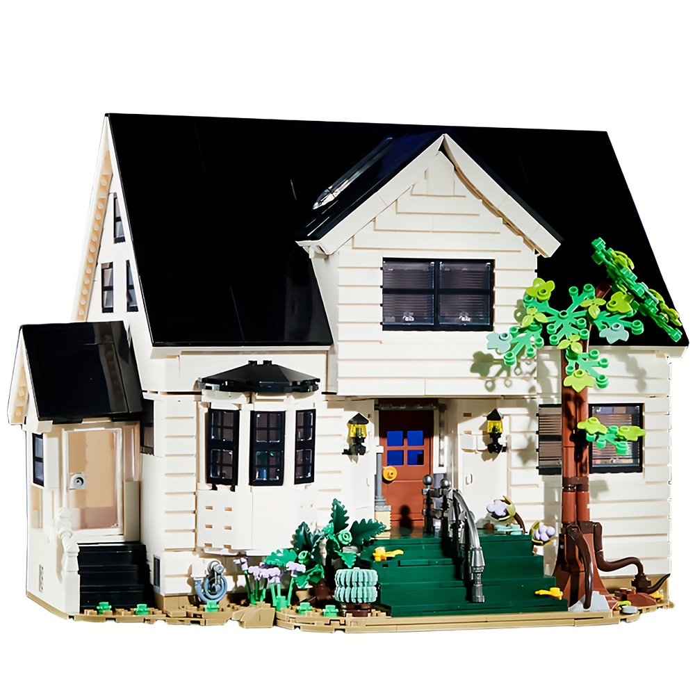 2539pcs Cabin Set, Moc House Building Kit, Ideal Gift For Architectural Enthusiasts, 80022