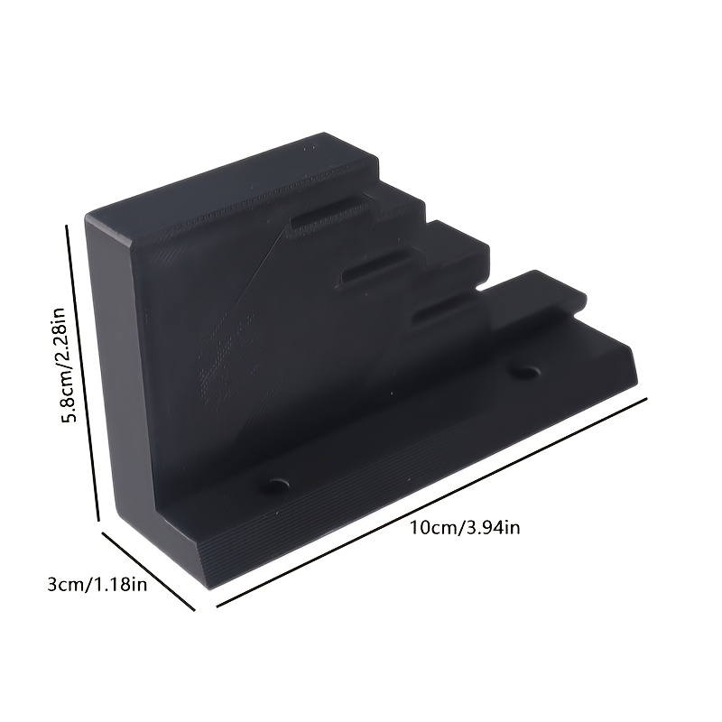 TEMU 1pc Precision Square Wall-mounted Storage Rack, Carpentry Right-angle Ruler Wall-mounted Tool Rack, Workshop Stable Measuring Tool Storage
