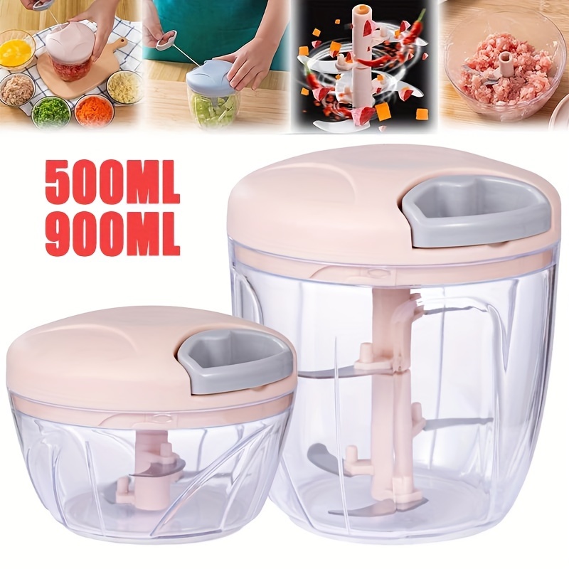 

Manual 500/900ml - Plastic Garlic Onion , , Meat Tool, No Needed