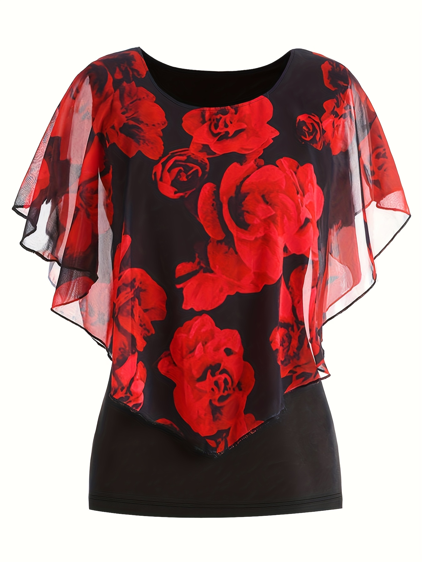 red dressy blouses for special occasions