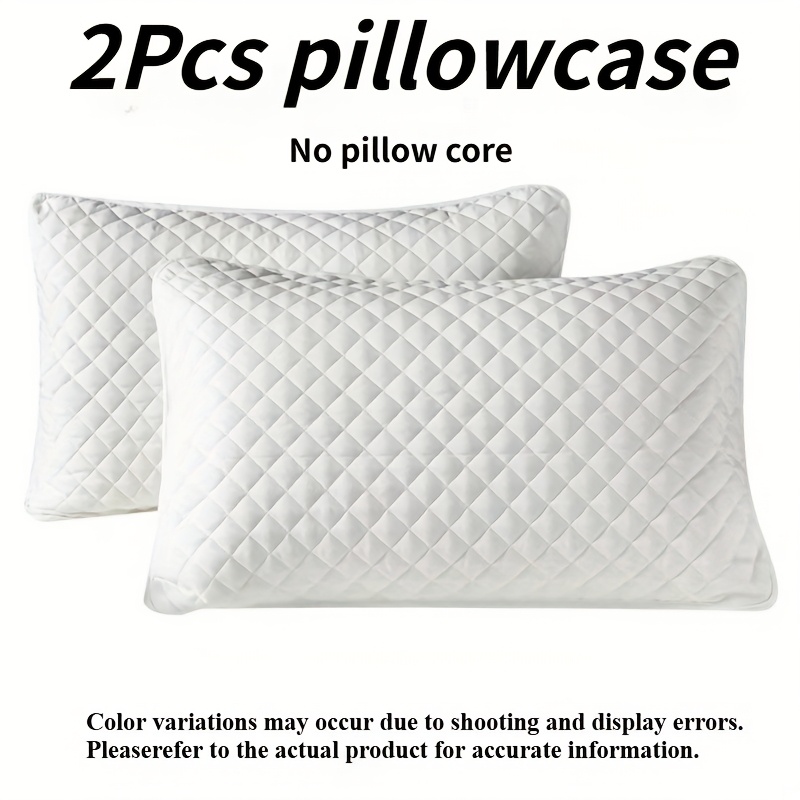 TEMU 2/1pc Breathable Thick Pillowcase, Hotel Pillowcase, Family Adult Breathable Thick Pillowcase, Size 48 X 74cm/18.9 X 19.13 Inches (pillow Core